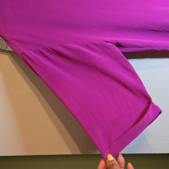 Anthropologies Maeve Mairead Silk Button Front Blouse Lagen New Without Tag - Picture 6 of 9